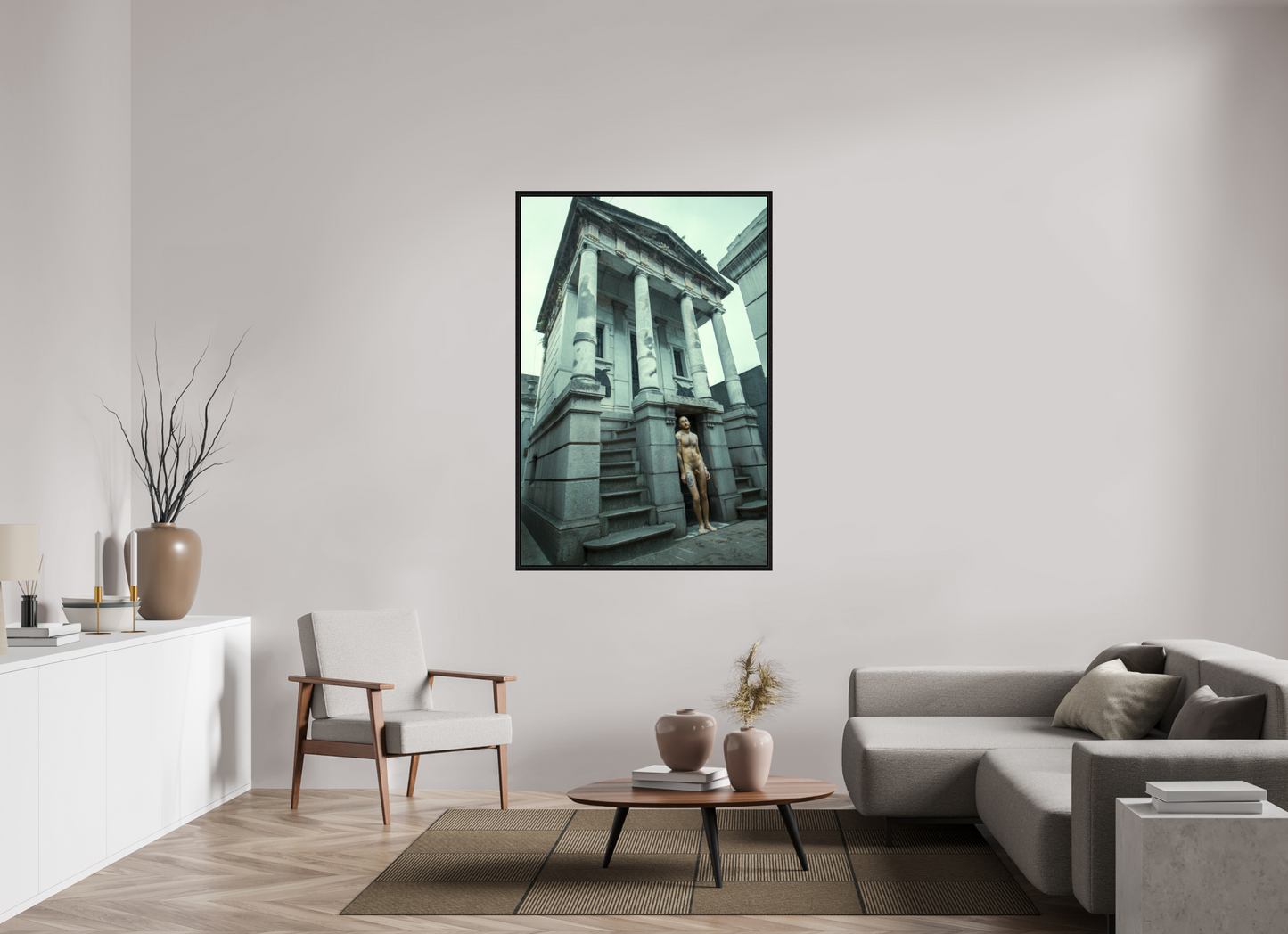 100 x 150 cm, Floating 15mm black Naked Buenos Aires 3, 2018