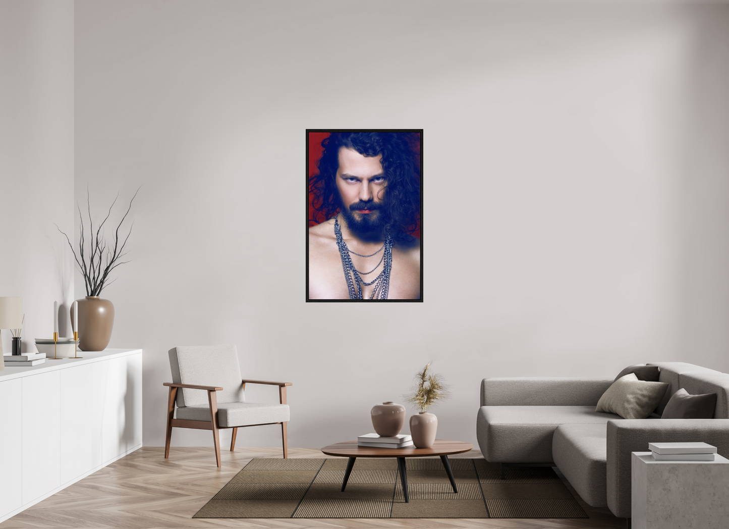 80 x 120 cm, Floating 15mm black Nico, 2016