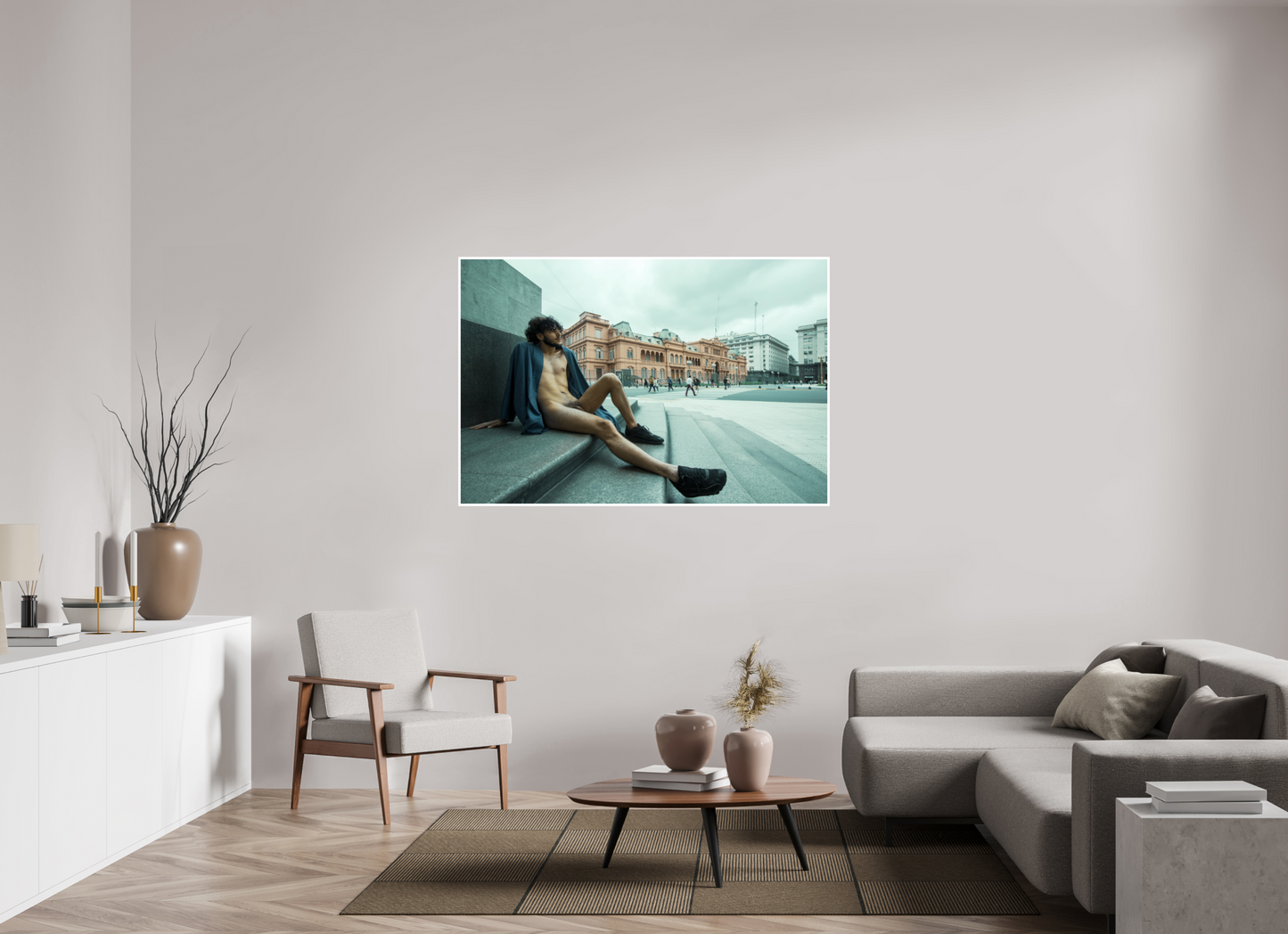 150 x 100 cm, Hahnemuehle fineArt Baryta Naked Buenos Aires 2, 2018