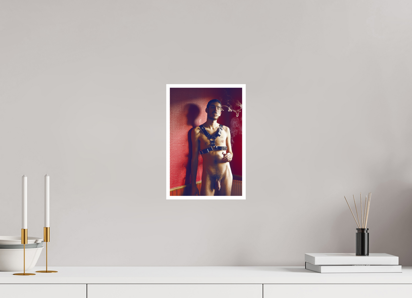 20 x 30 cm, None Red Wall, 2013