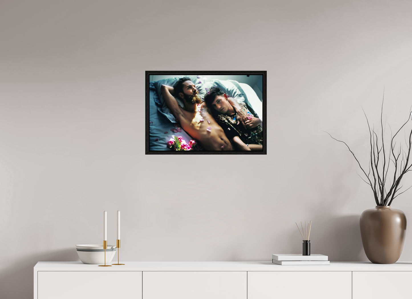 60 x 40 cm, Floating frame - black Significant Other, 2013