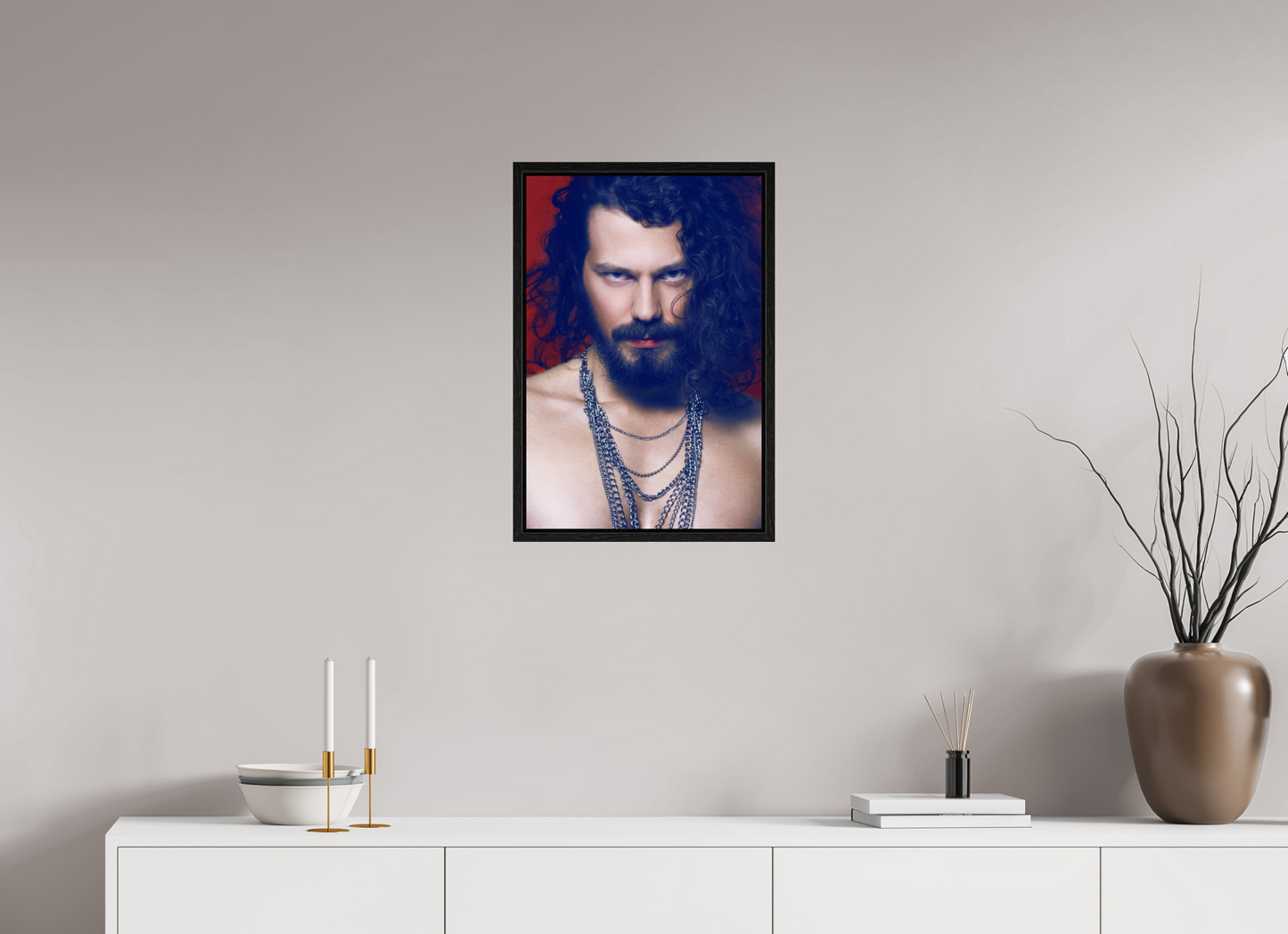 40 x 60 cm, Floating 15mm black Nico, 2016