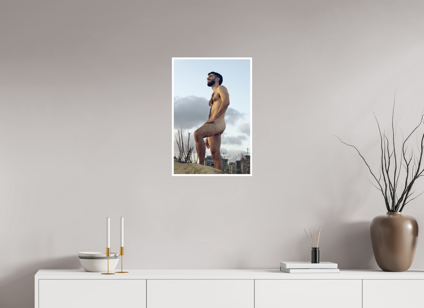 40 x 60 cm, Hahnemuehle fineArt Baryta Naked Tel Aviv 6, 2017