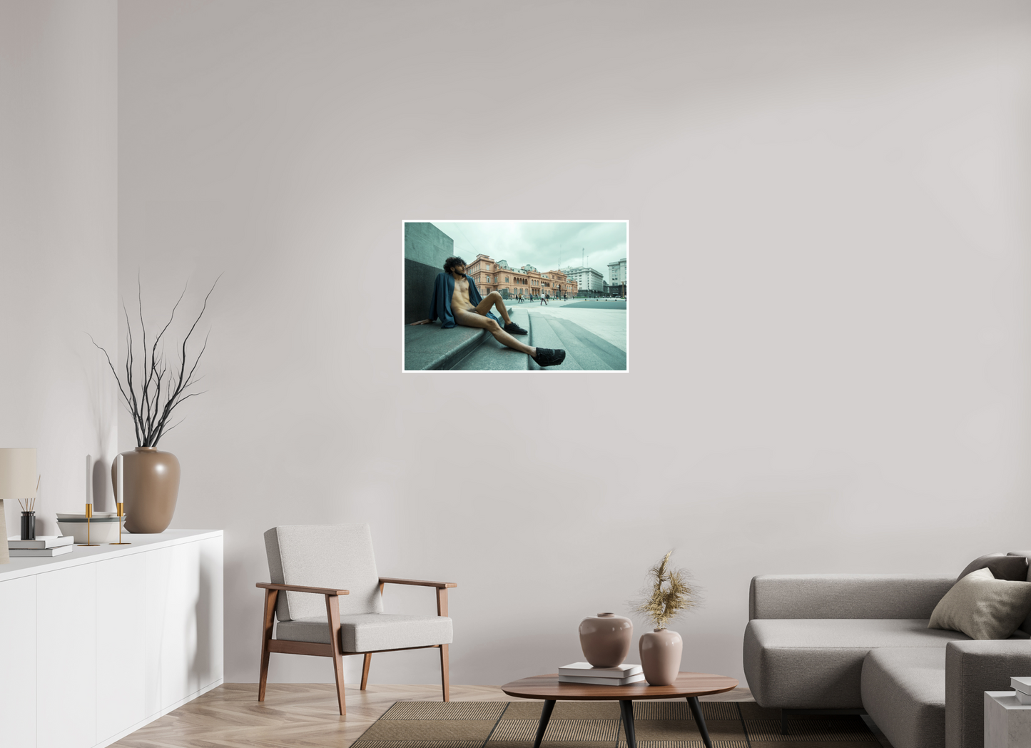 90 x 60 cm, Hahnemuehle fineArt Baryta Naked Buenos Aires 2, 2018