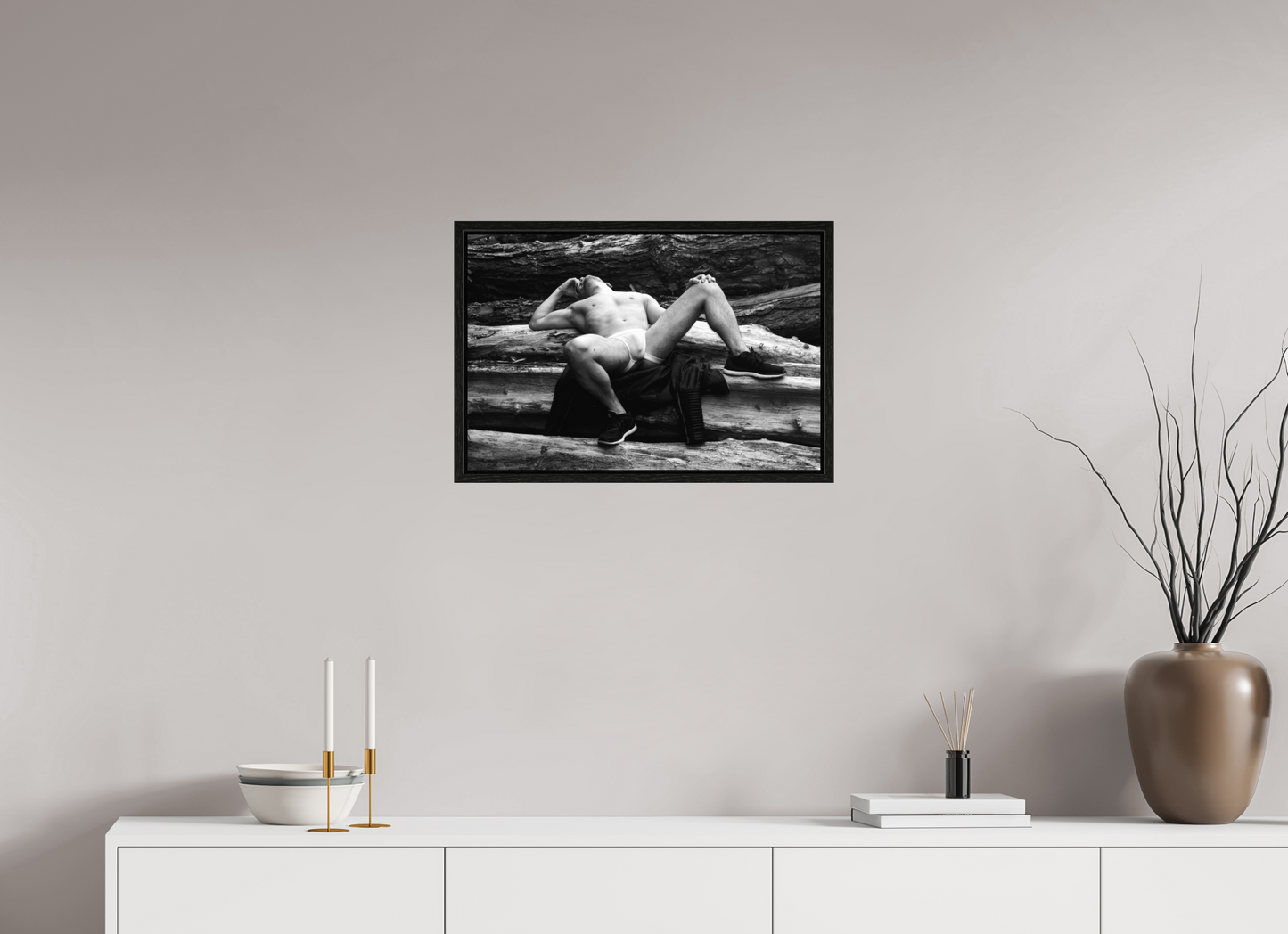 60 x 40 cm, BW Floating 15mm black Forest Fairy, 2016