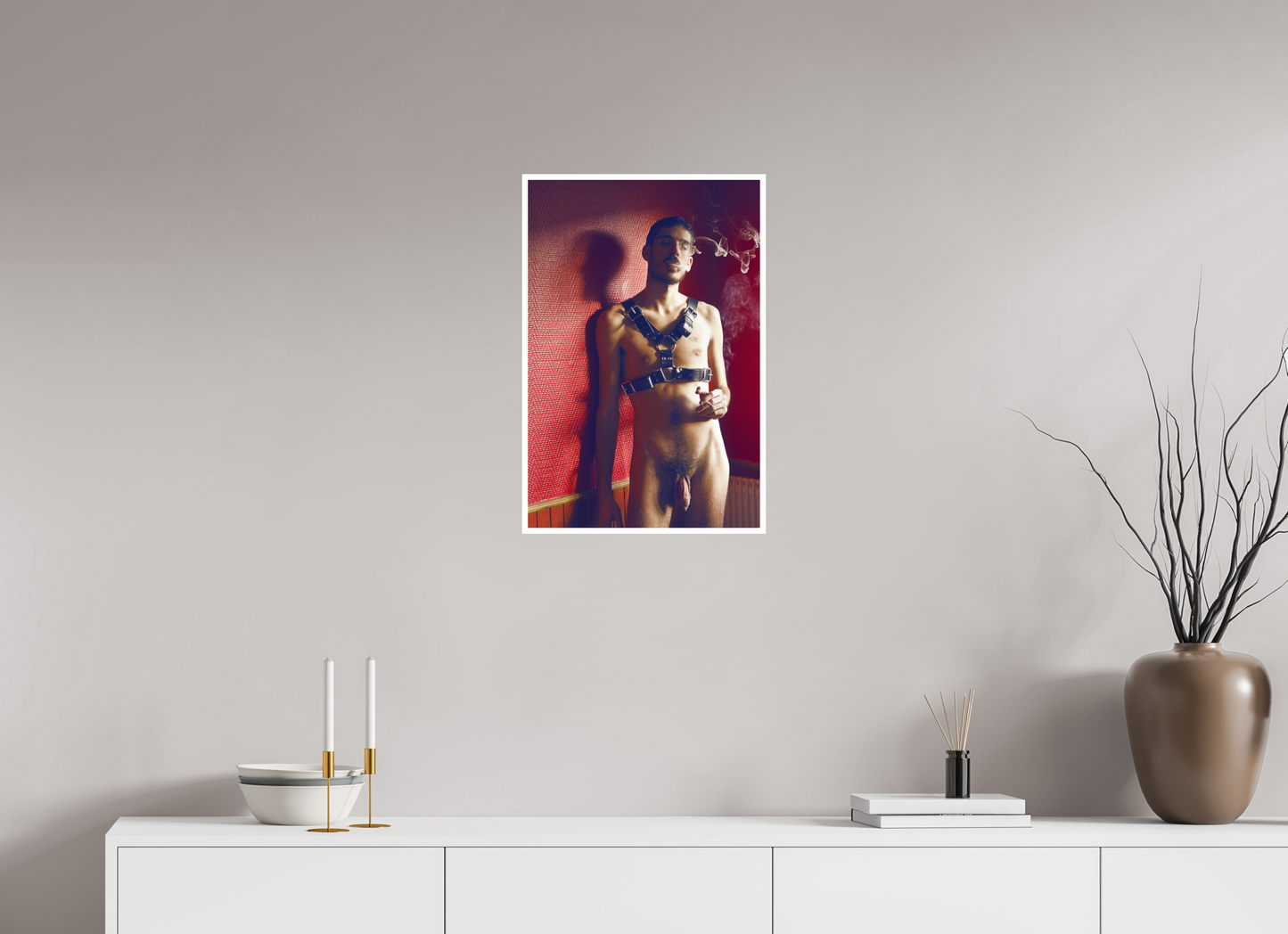 40 x 60 cm, None Red Wall, 2013