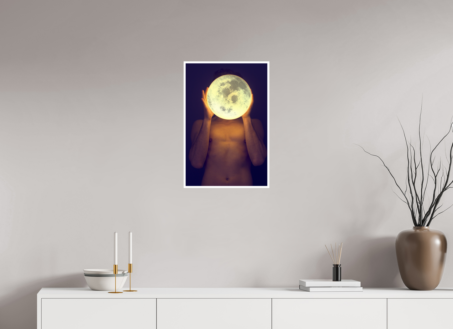 40 x 60 cm, Hahnemuehle fineArt Baryta Full Moon, 2016