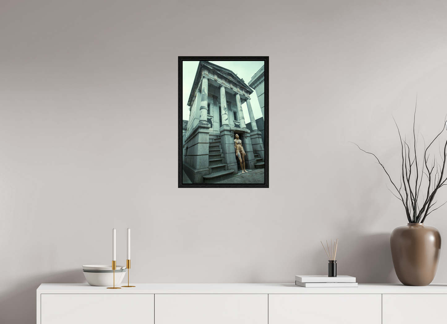 40 x 60 cm, Floating 15mm black Naked Buenos Aires 3, 2018