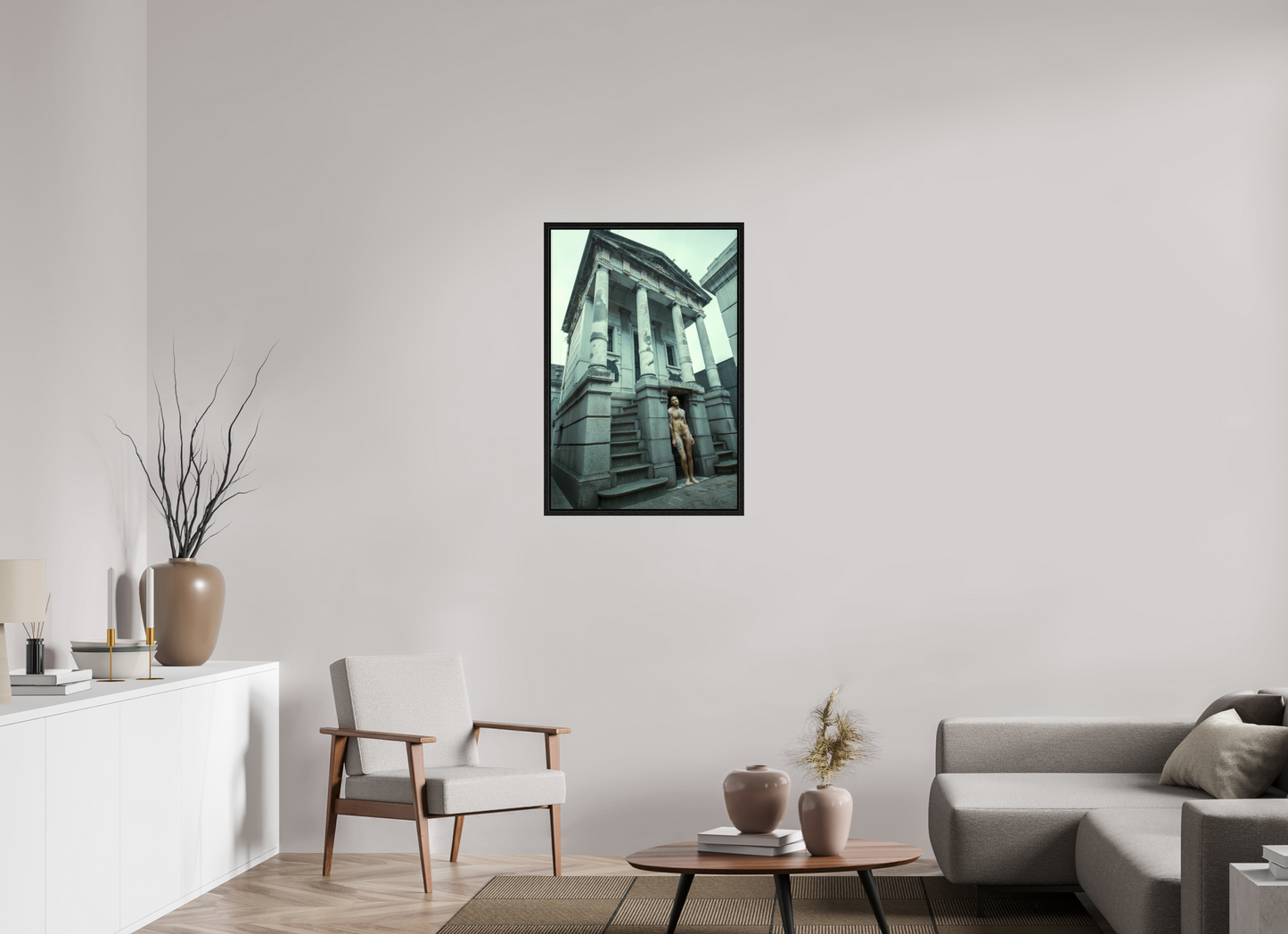 60 x 90 cm, Floating 15mm black Naked Buenos Aires 3, 2018