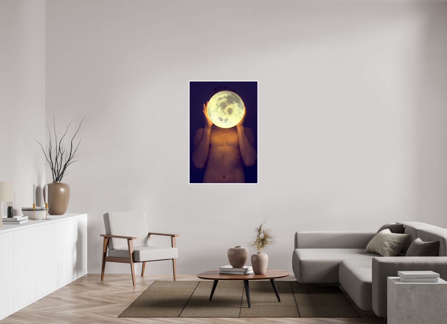 80 x 120 cm, Hahnemuehle fineArt Baryta Full Moon, 2016