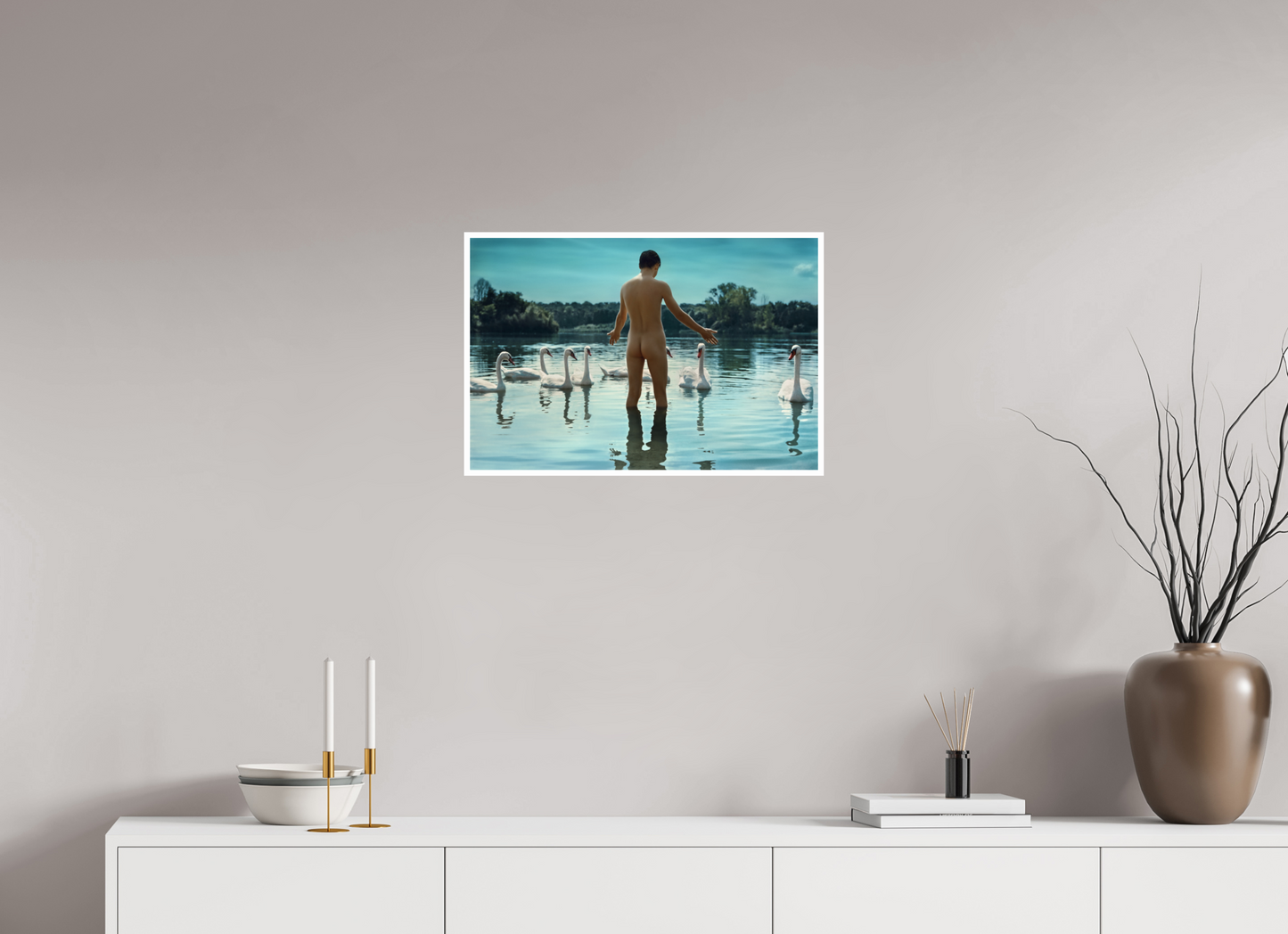 60 x 40 cm, Hahnemuehle fineArt Baryta Swan Lake, 2013