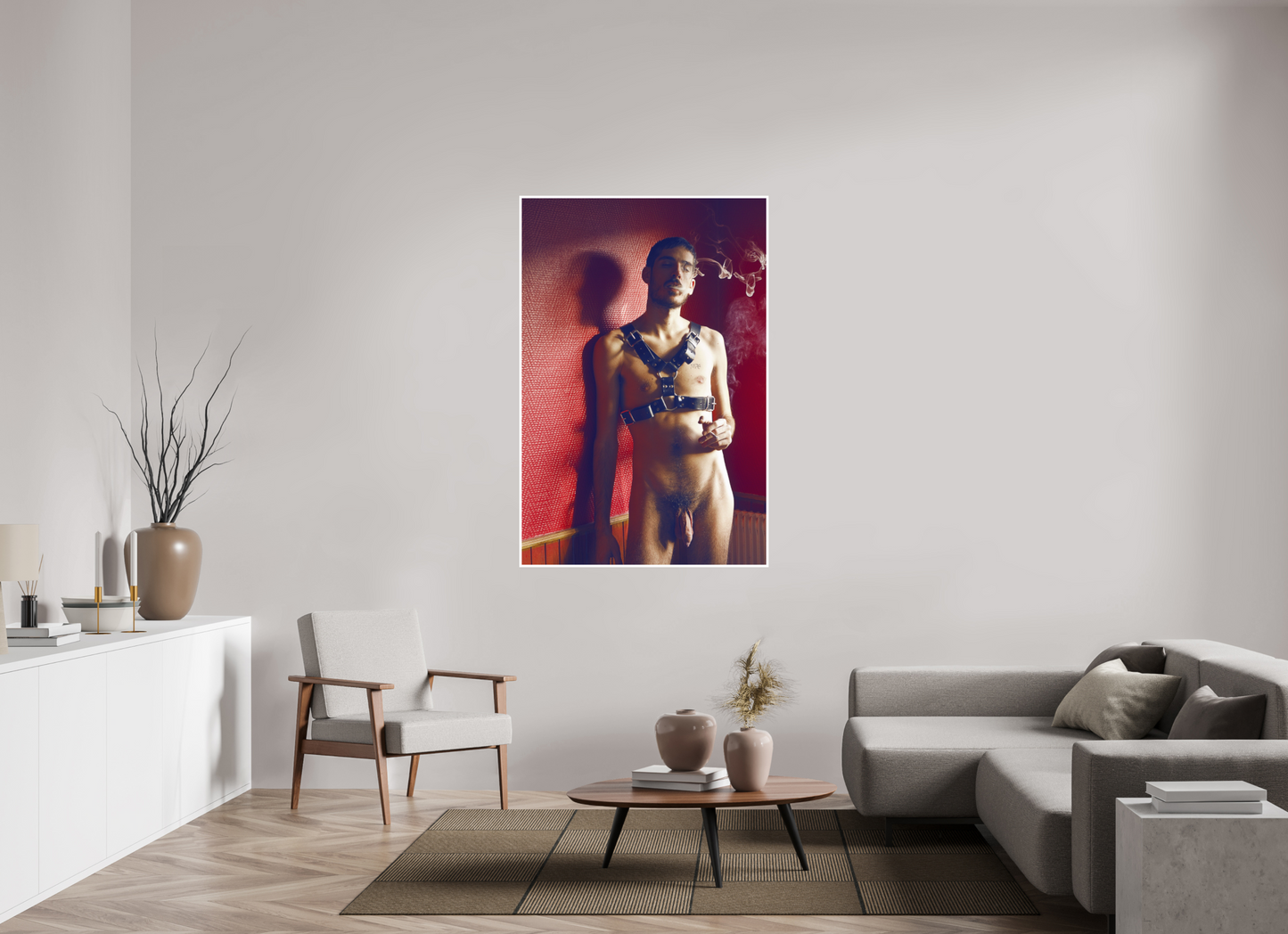 100 x 150 cm, None Red Wall, 2013