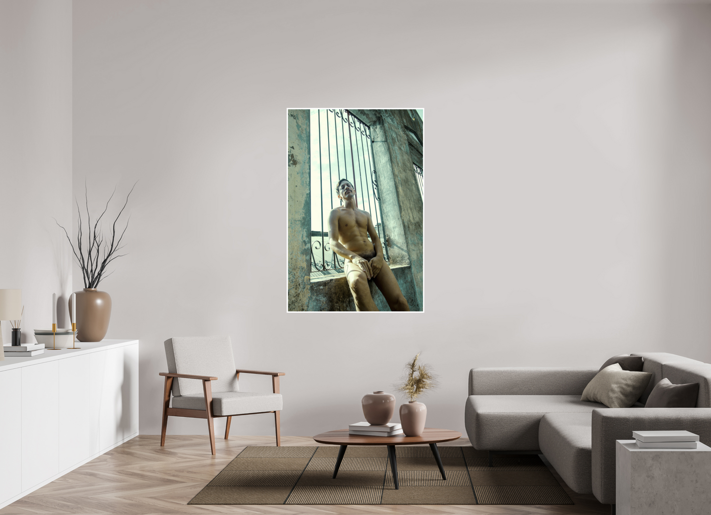 100 x 150 cm, Hahnemuehle fineArt Baryta Naked Buenos Aires 5, 2018