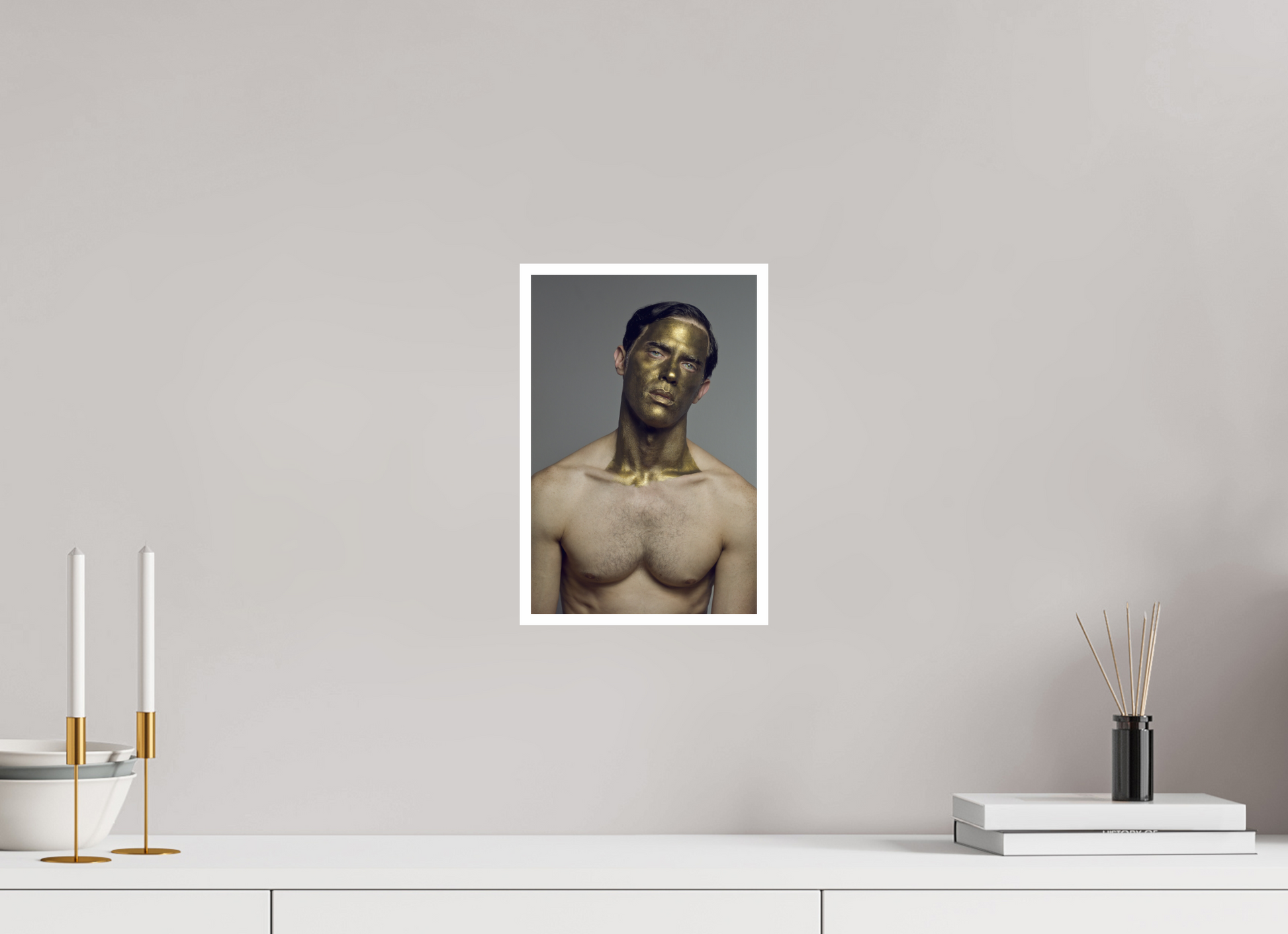 20 x 30 cm, Hahnemuehle fineArt Baryta A Man With The Golden Face, 2016