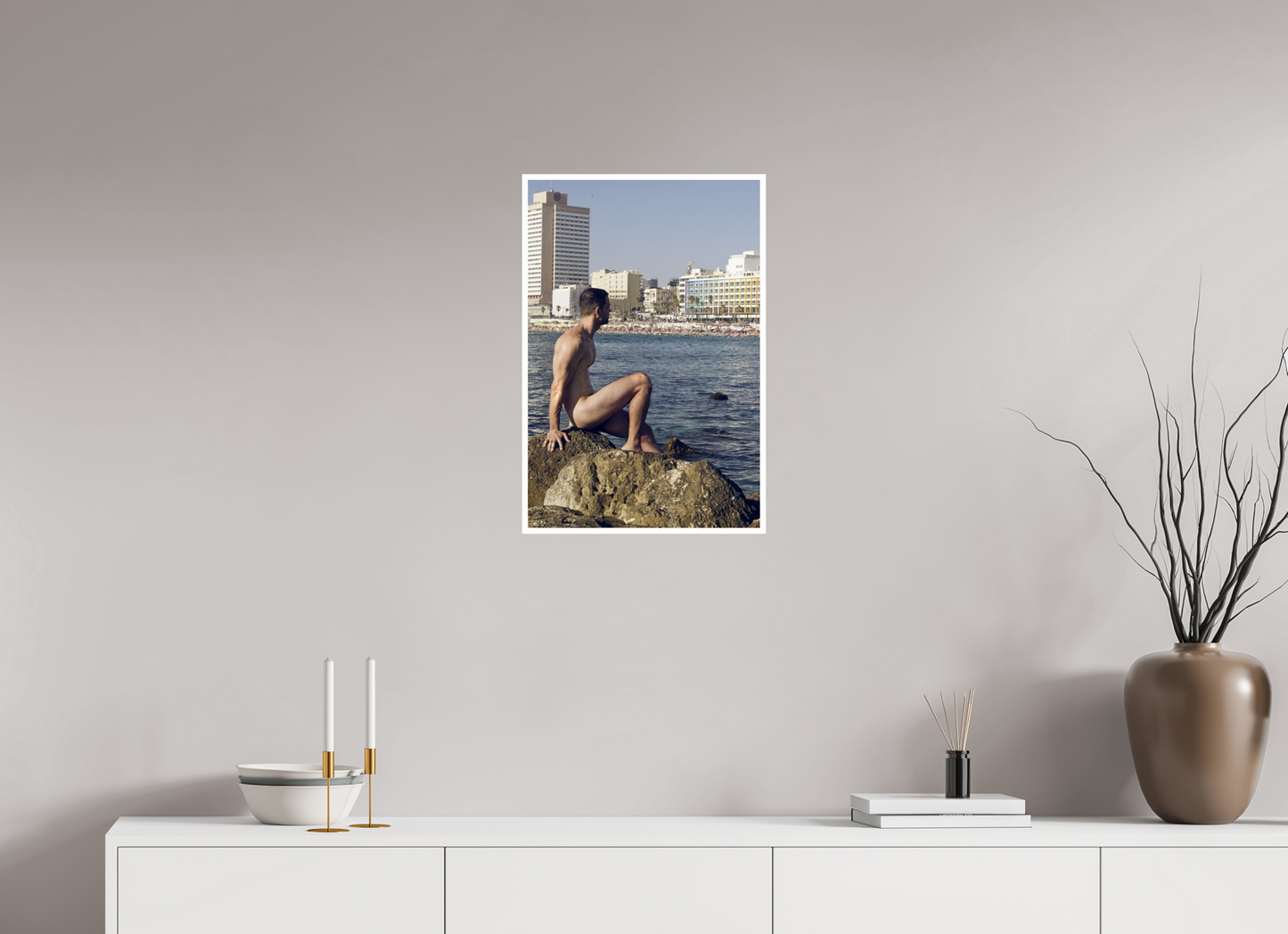 40 x 60 cm, Hahnemuehle fineArt Baryta Naked Tel Aviv 5, 2017