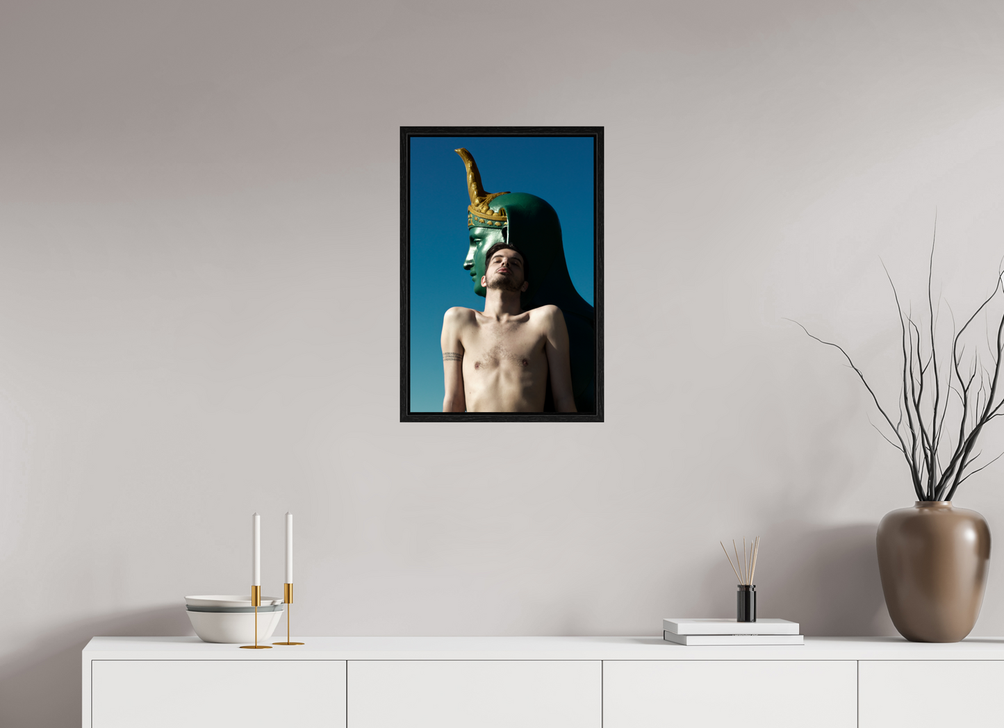 40 x 60 cm, Floating 15mm black Naked Petersburg 1, 2015