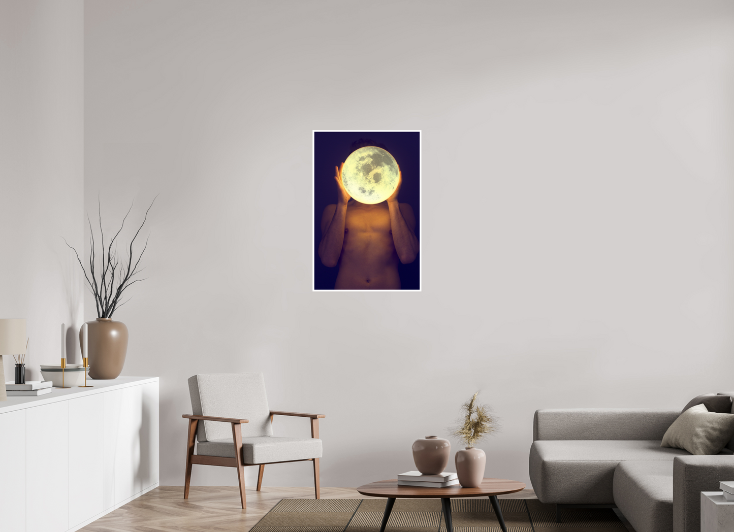60 x 90 cm, Hahnemuehle fineArt Baryta Full Moon, 2016