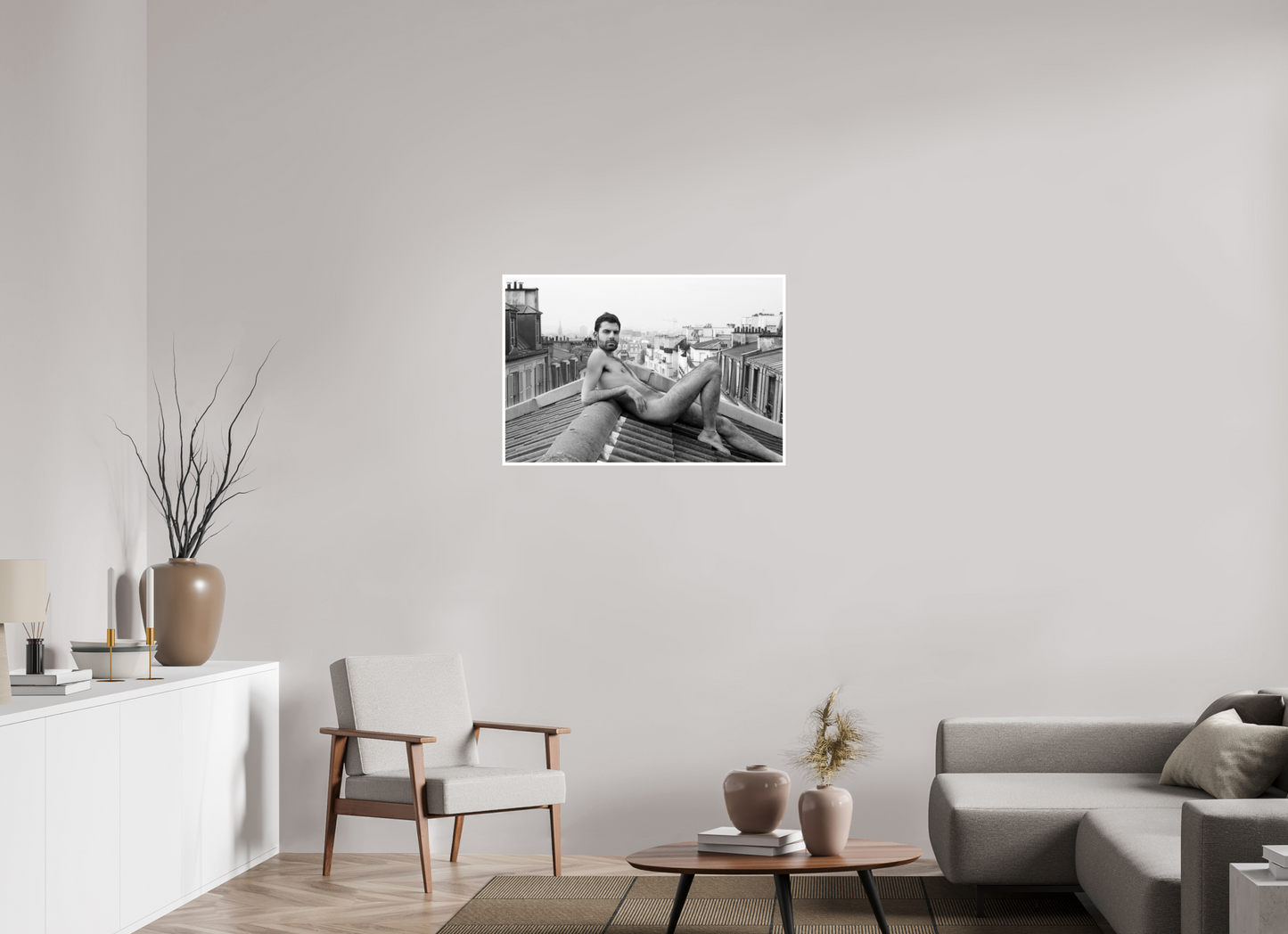 90 x 60 cm, Hahnemuehle fineArt Baryta Naked Paris 3, 2016