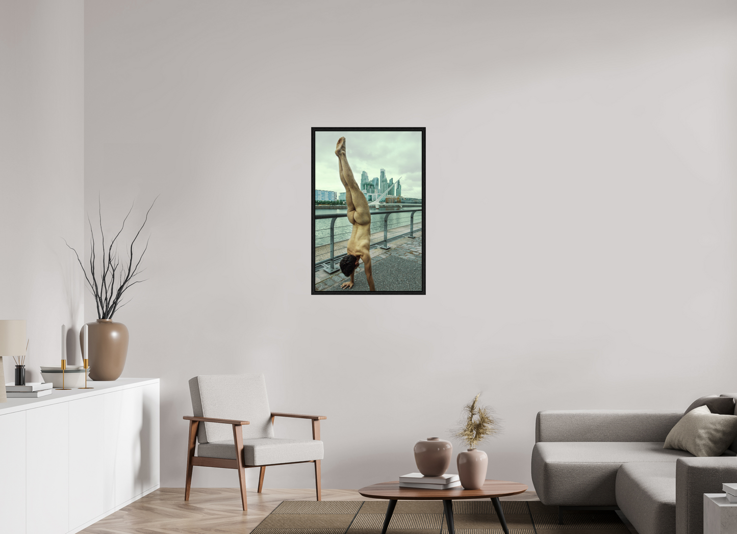60 x 90 cm, Floating 15mm black Naked Buenos Aires 1, 2018